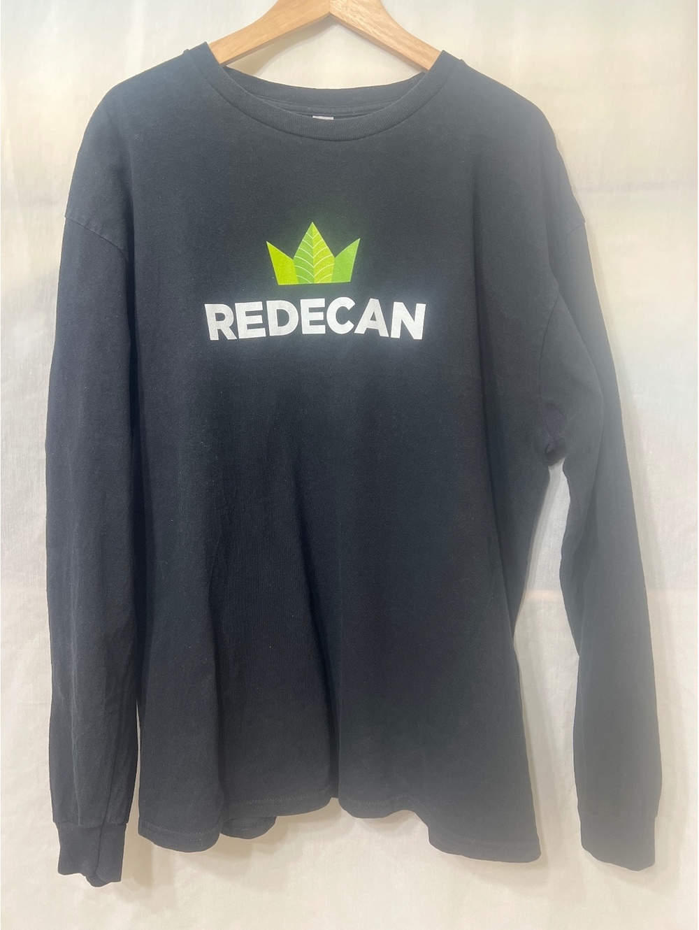 Redecan 420 Long Sleeve Tee Black The Best Things In Life Are Green Men's XL